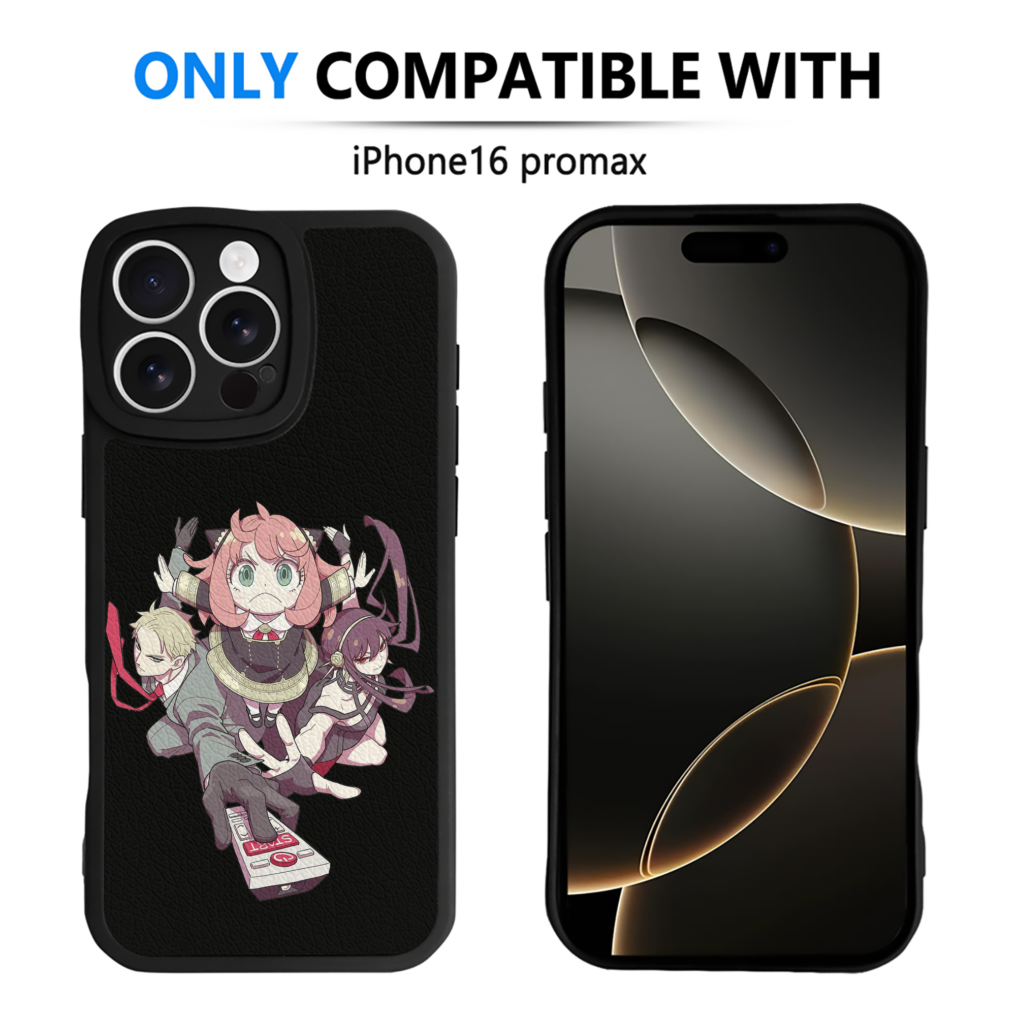 （画像用） SPY×FAMILY间谍家家酒 【iPhone 16シリーズ対応】シリコンスマホケース（レザー調） 材質：シリコン